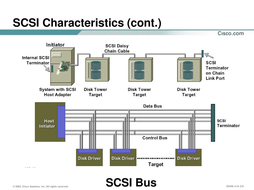 SCSI Characteristics (cont.)