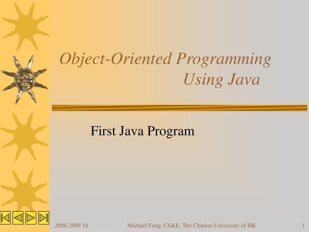 Object-Oriented Programming Using Java - ppt download