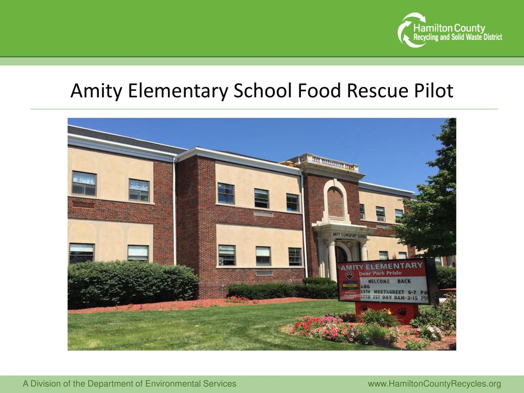 Amity Elementary School Food Rescue Pilot - ppt download