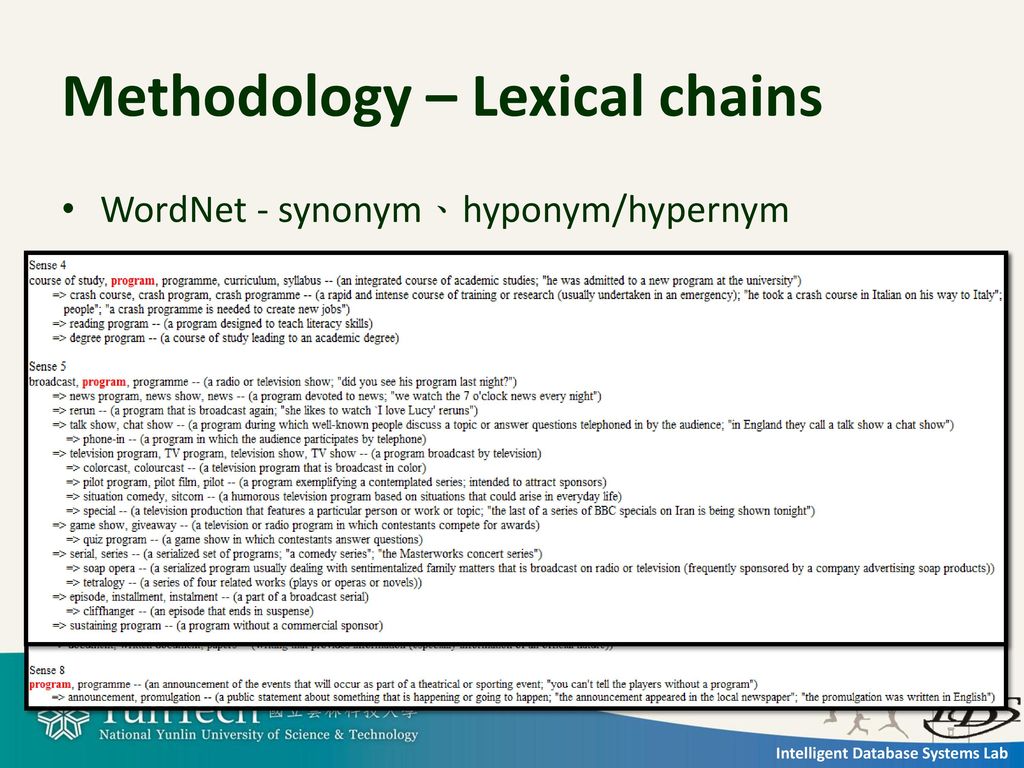 Using lexical chains for keyword extraction - ppt download