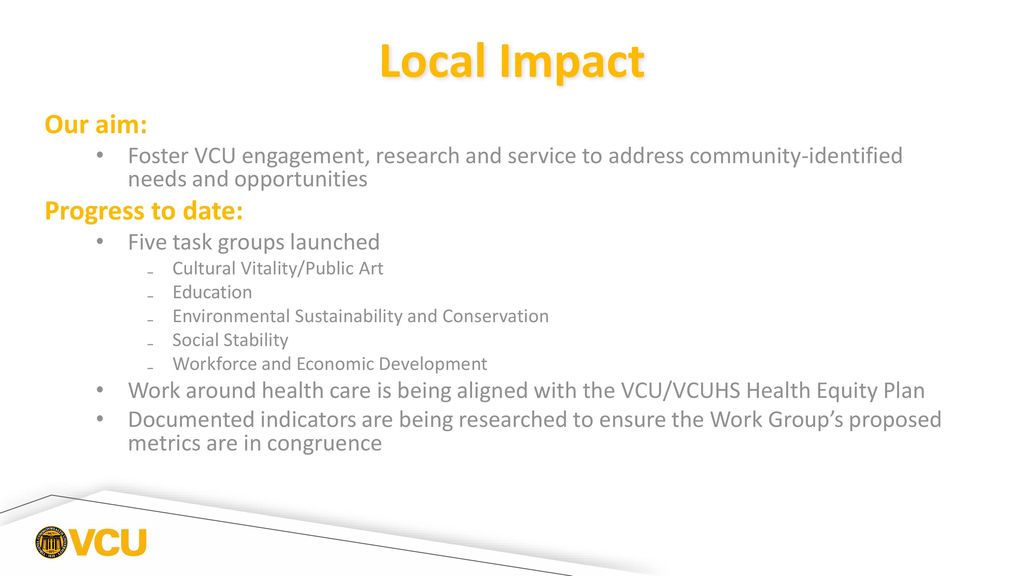 VCU Strategic Plan 2025 Excellence and Access ppt download