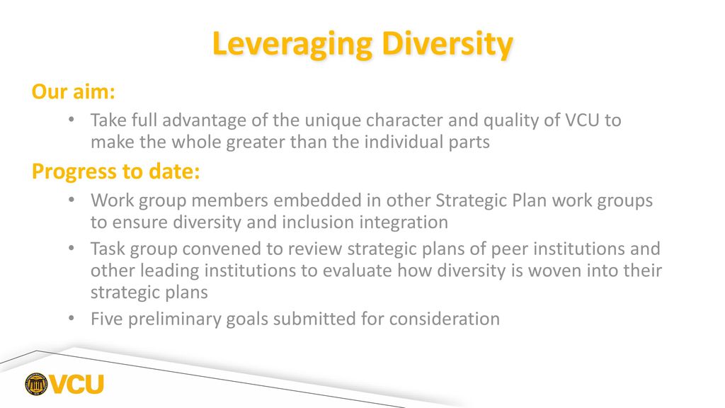 VCU Strategic Plan 2025 Excellence and Access ppt download