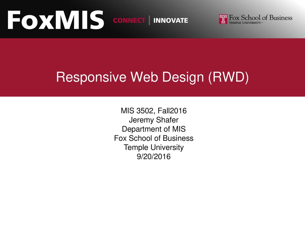 Responsive Web Design (RWD)