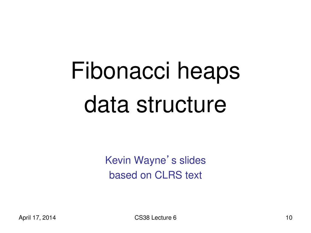 CS38 Introduction to Algorithms - ppt download
