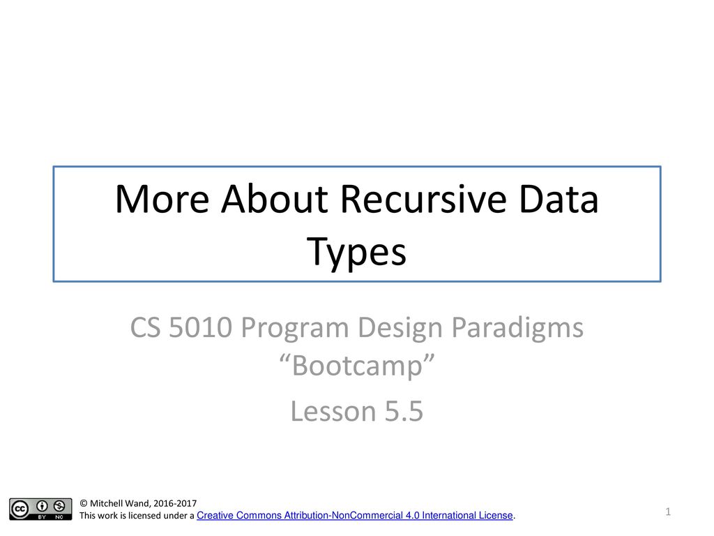 More About Recursive Data Types - ppt download