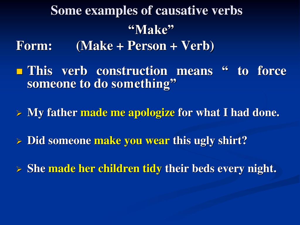 Causative voice. Страдательный залог каузативная форма. Causative form в английском языке. Causative verbs в английском. Каузативные глаголы в английском.