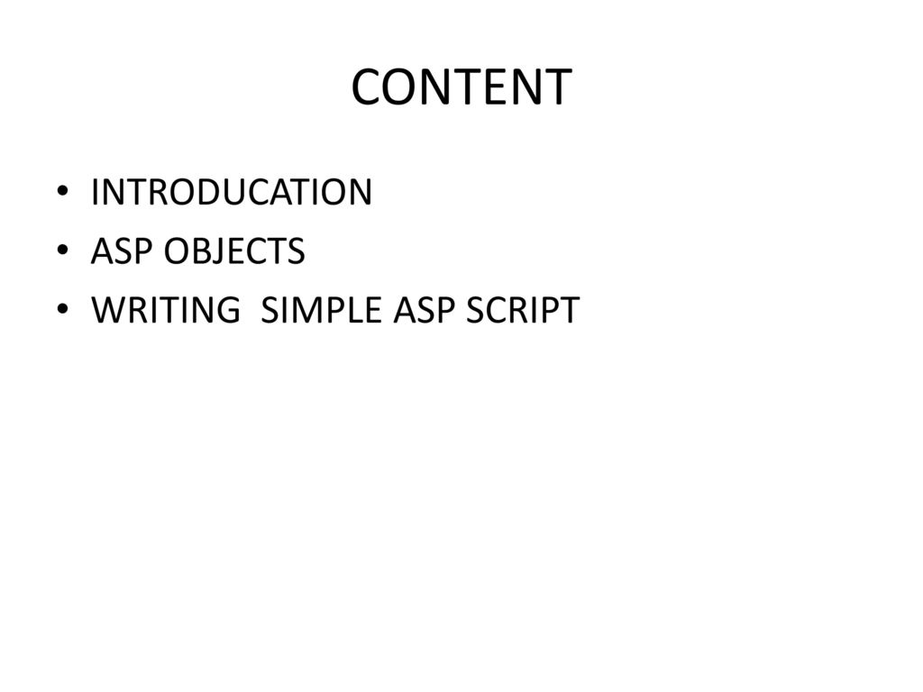 ASP Explained By: Sarbjit Kaur. - ppt download