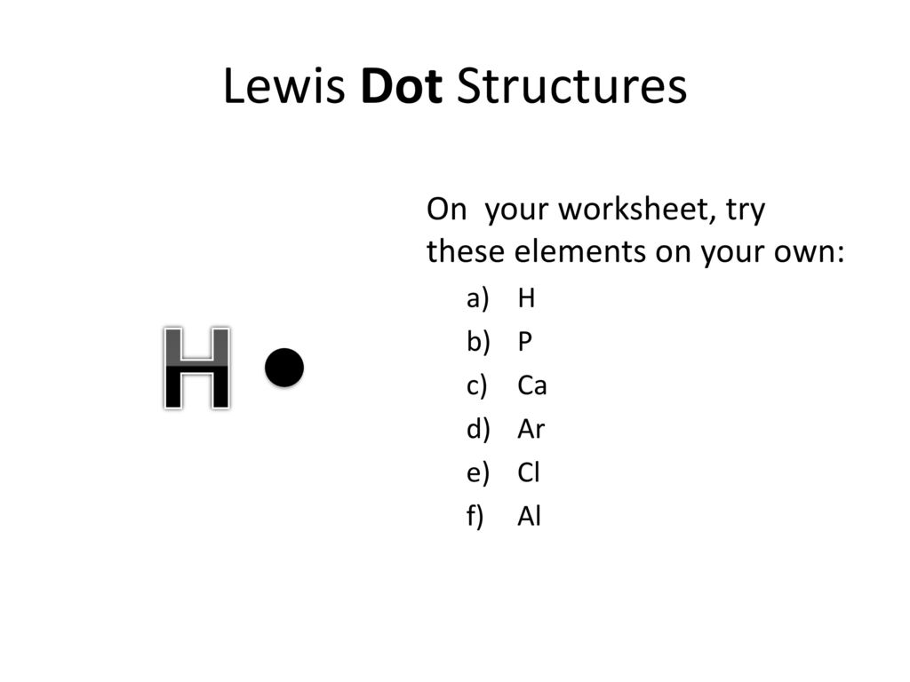 Periodic Table Study Guide - ppt download Intended For Lewis Dot Structure Worksheet