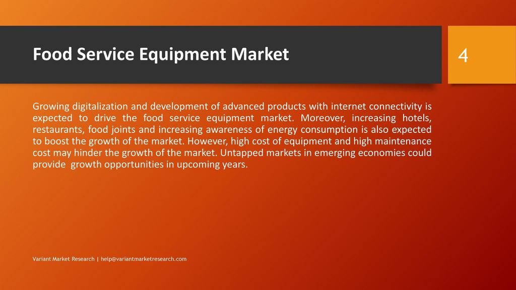 Food Service Equipment Market