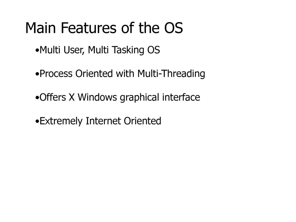 An overview of the linux operating system ppt download