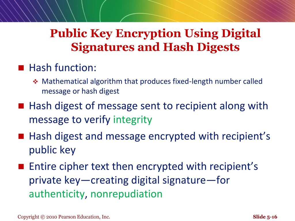 Public Key Encryption Using Digital Signatures and Hash Digests