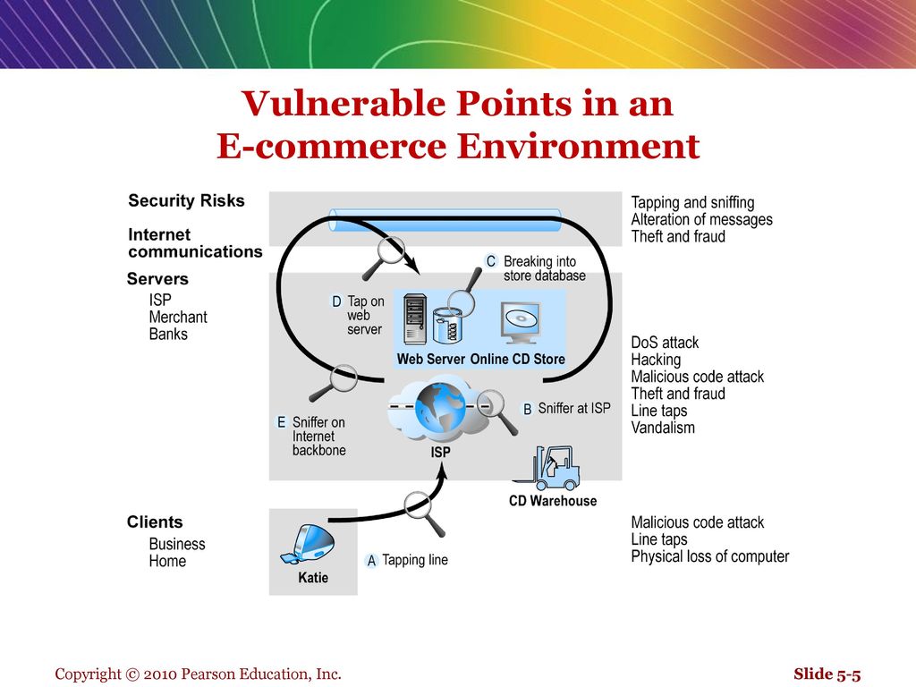 Vulnerable Points in an E-commerce Environment