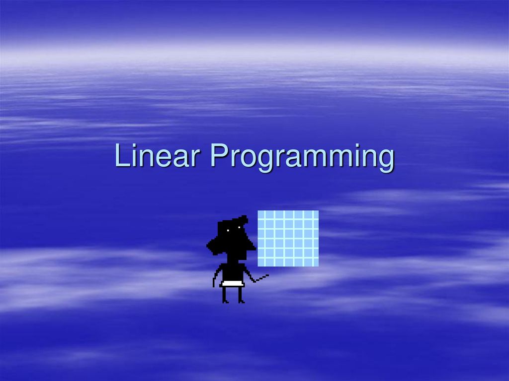 Linear Programming. - ppt download