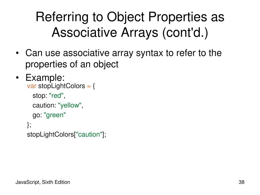 JavaScript, Sixth Edition - ppt download