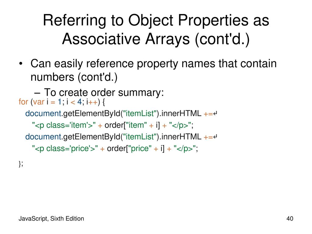 JavaScript, Sixth Edition - ppt download