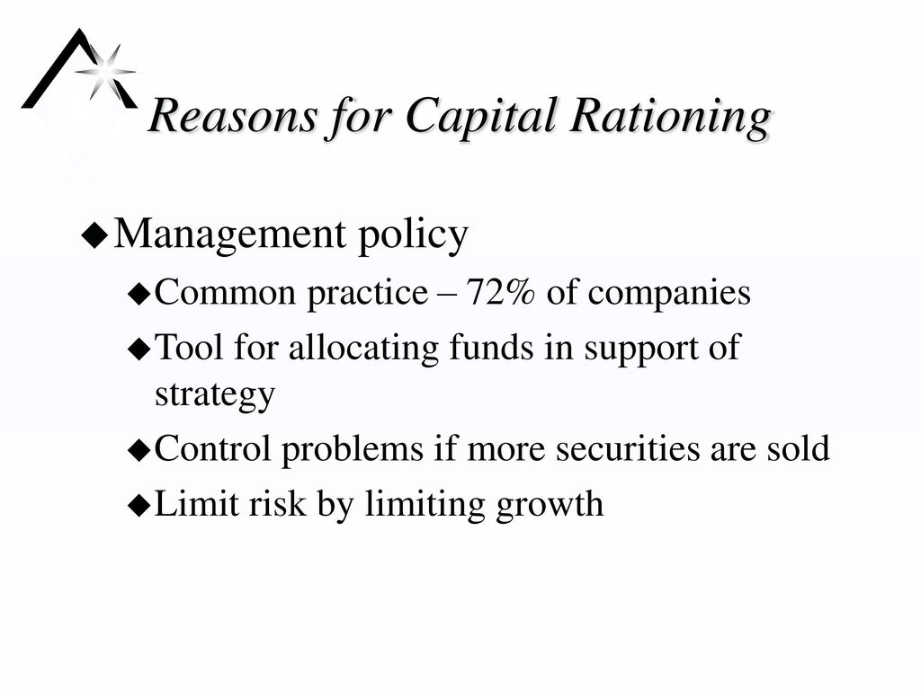 explain capital rationing