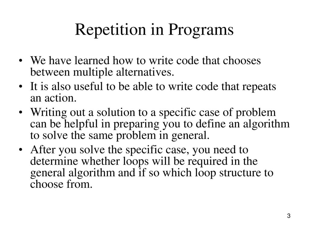 ICS103 Programming in C Lecture 7: Repetition Structures - ppt download