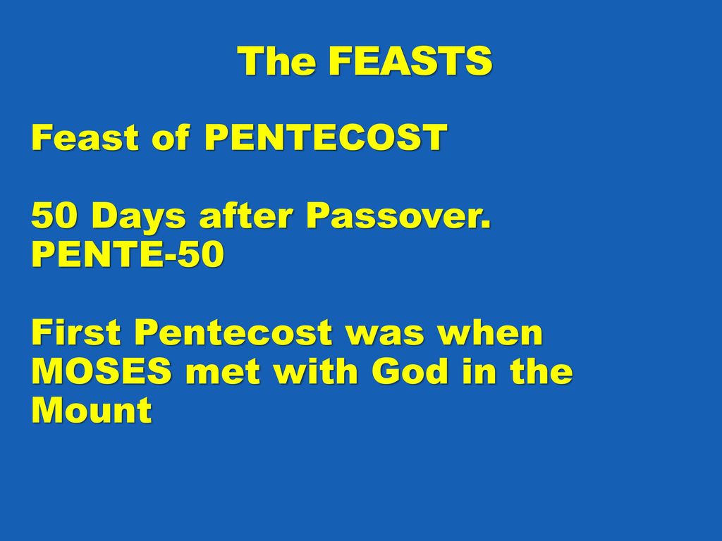 The feast of tabernacles ppt download