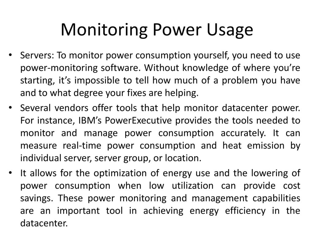 Chapter 1: Minimizing Power Usage - ppt download