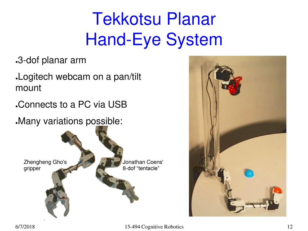 Tekkotsu Planar Hand-Eye System