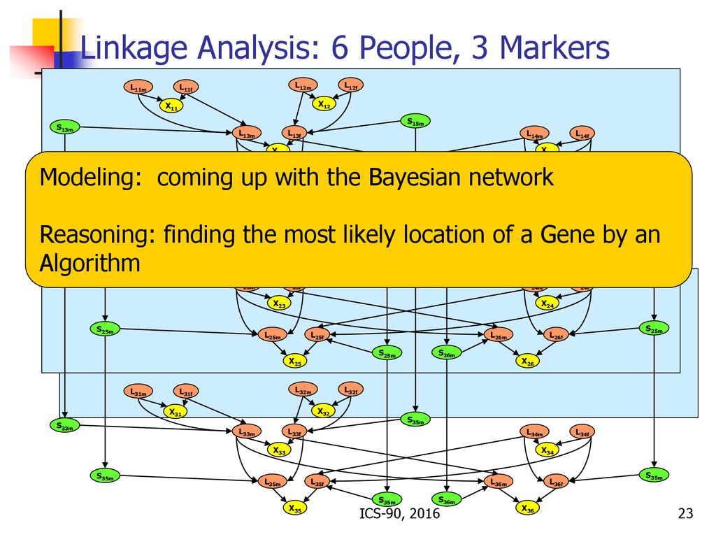 Linkage Analysis: 6 People, 3 Markers