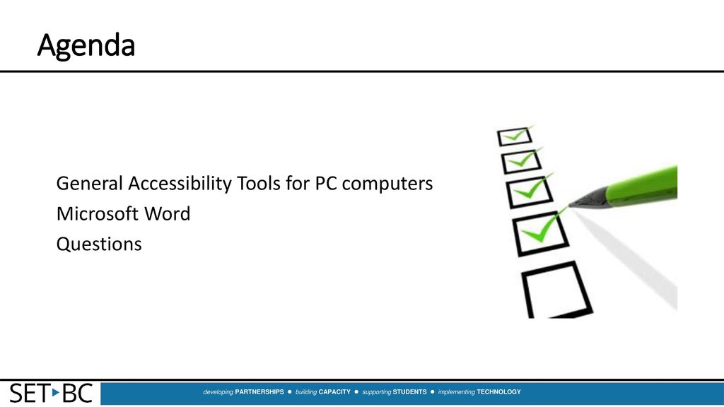 Pc accessibility features part 2 of ipad and pc accessibility tools