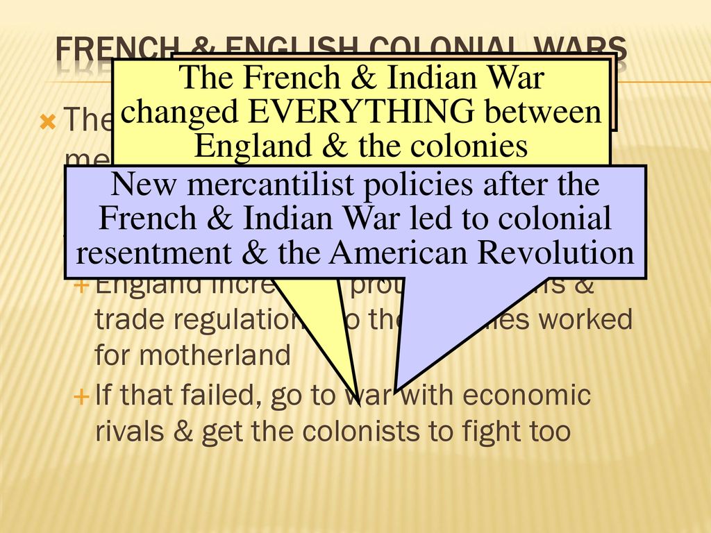 French & English Mercantilist Wars - ppt download