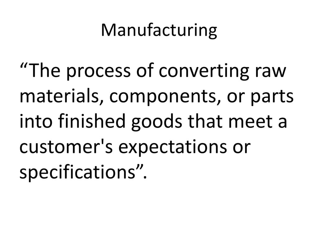 Careers in Manufacturing - ppt download