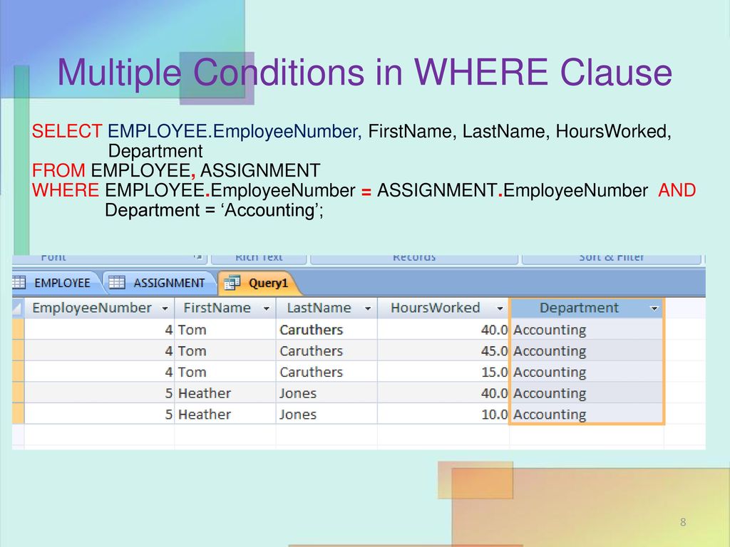 3d structured query language join operations ppt download