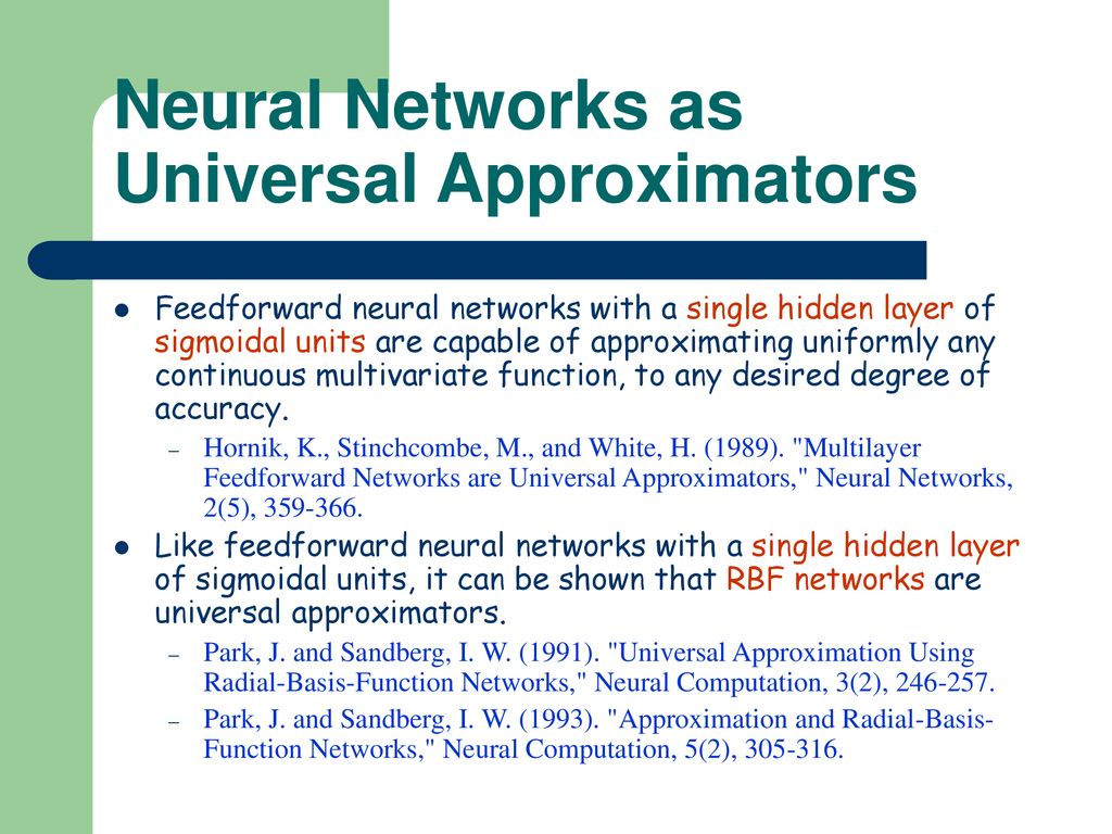 Introduction to radial basis function networks ppt download