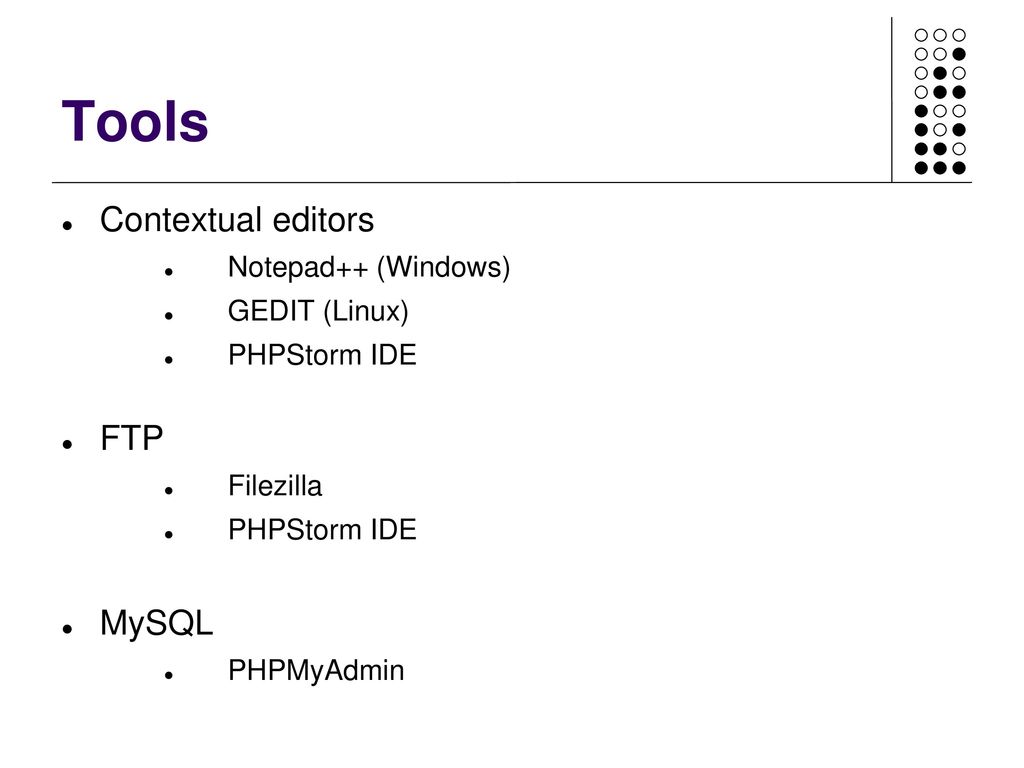 Introduction to php fdsc module 109 server side scripting and ppt