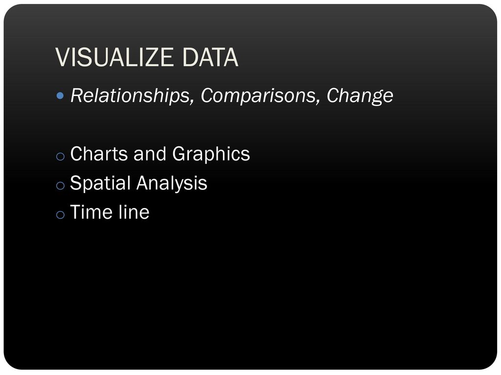 Presentation & Data Visualization Overview - ppt download