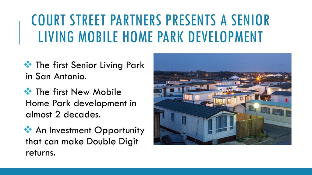 A Senior Living Mobile Home Park Ppt Download