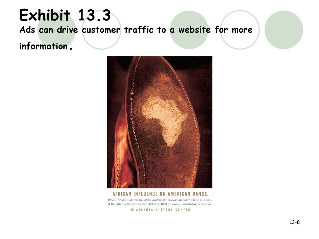 Exhibit 13.3 Ads can drive customer traffic to a website for more information.
