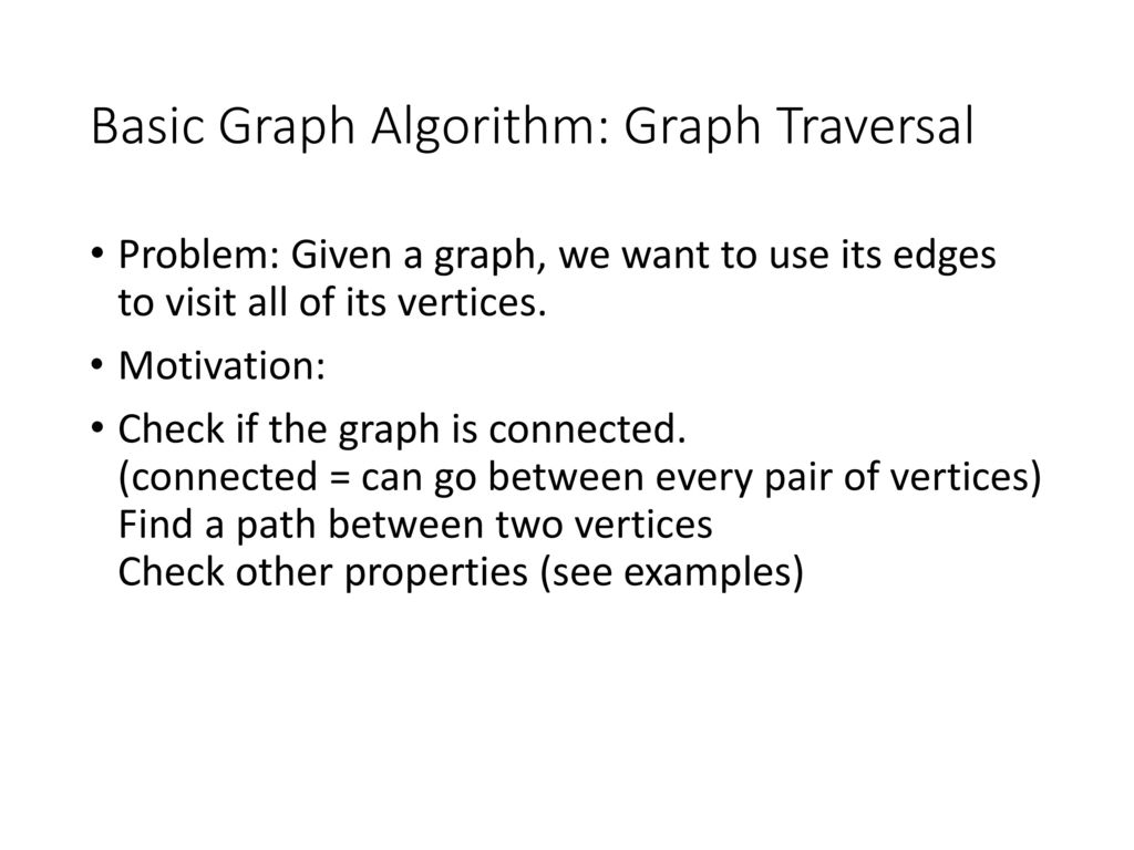 Lecture 11 Graph Algorithms - ppt download