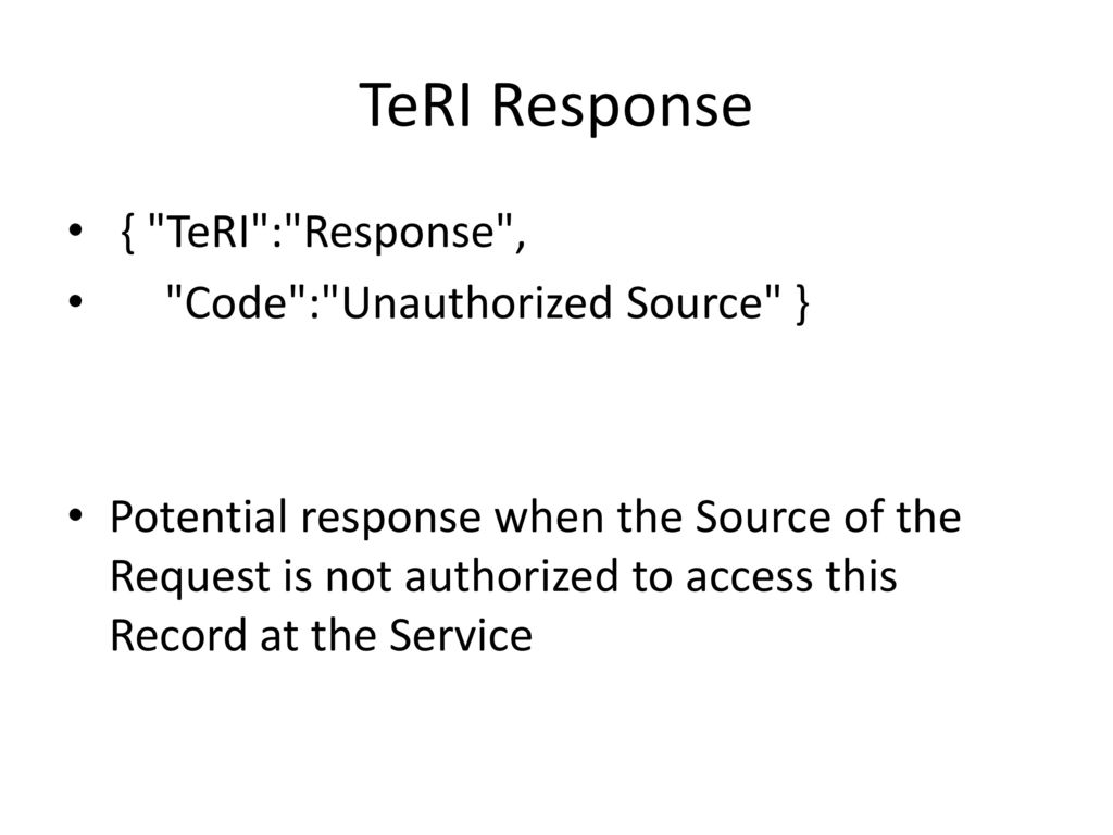 TeRI and the MODERN Framework - ppt download