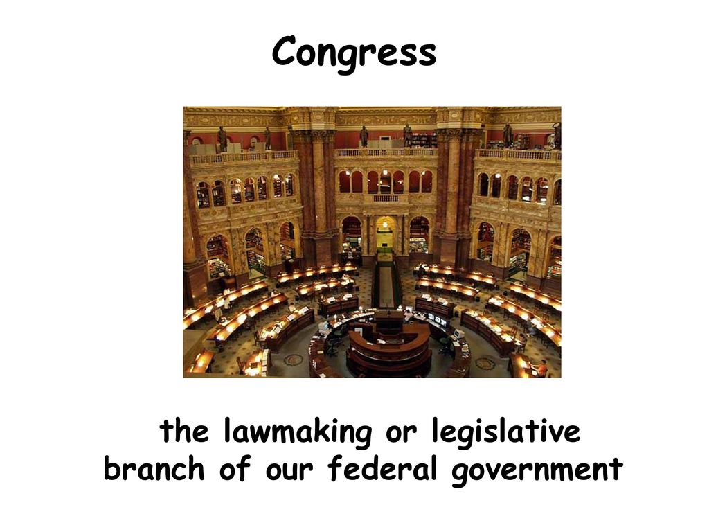 the lawmaking branch of government is known as