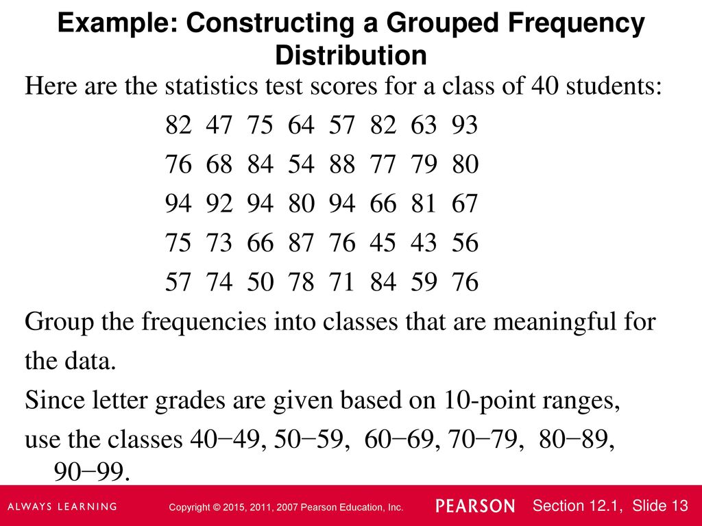 Chapter 12 statistics ppt download