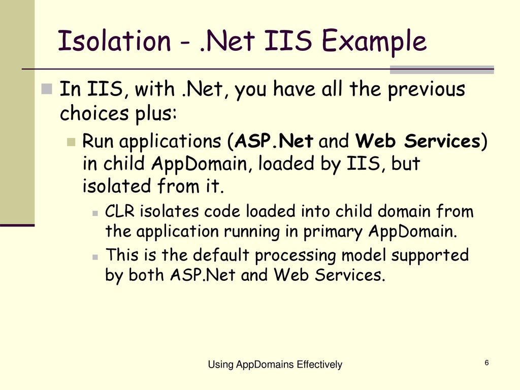 Using application domains effectively ppt download
