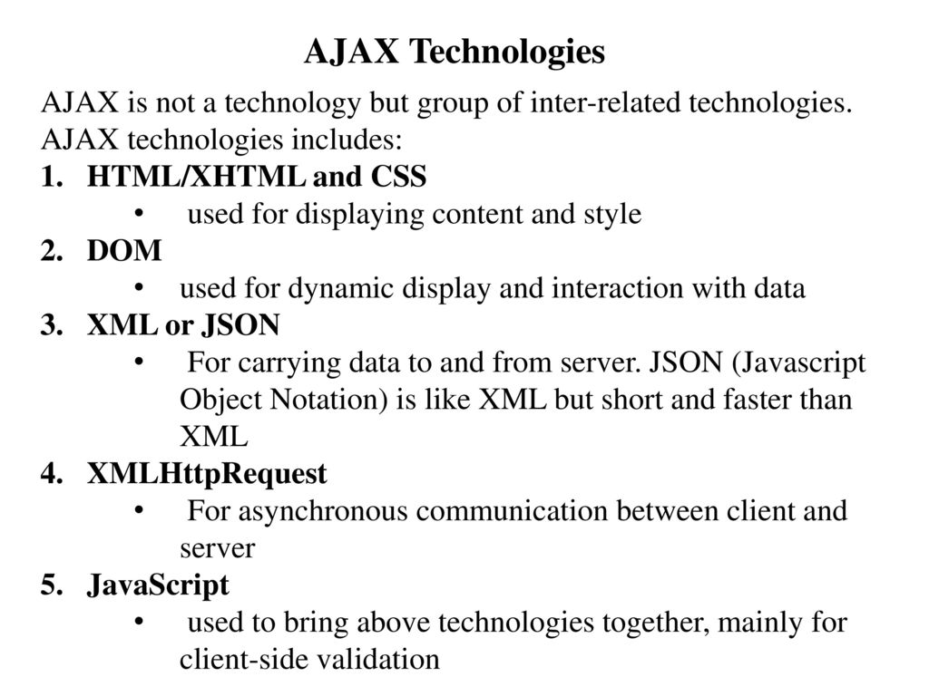 AJAX. - ppt download