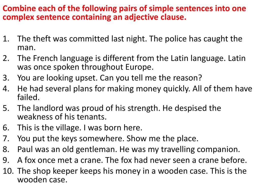 images Complex Sentence With An Adjective Clause complex sentence its types 4th lecture