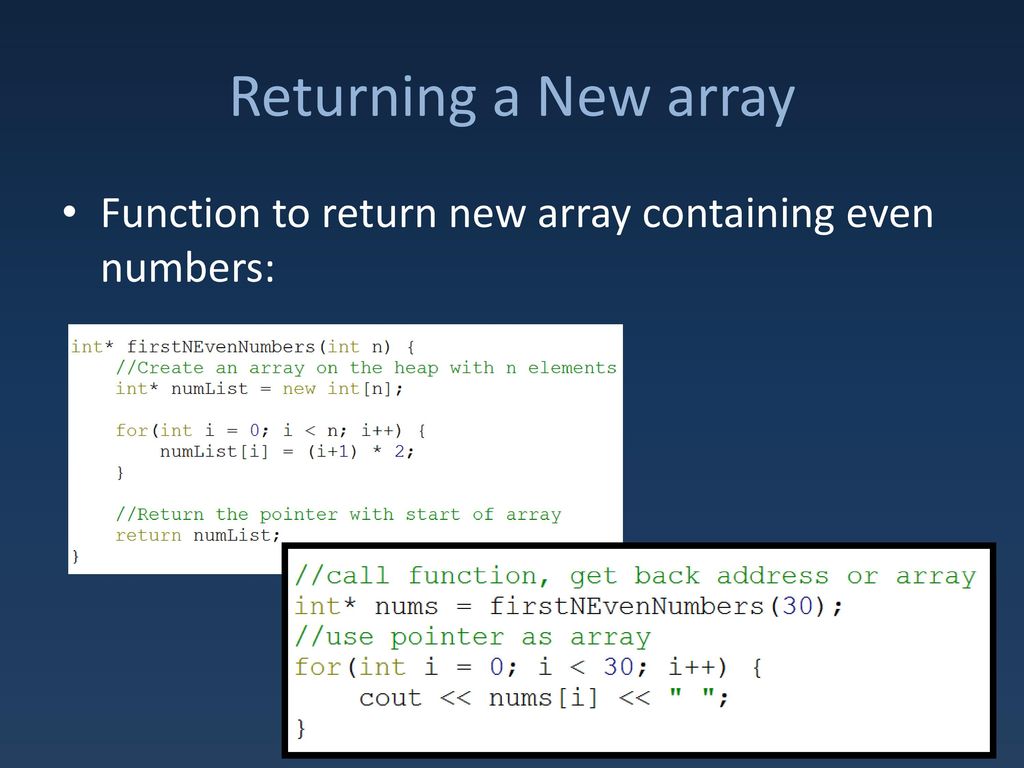 Pointers & Arrays. - ppt download