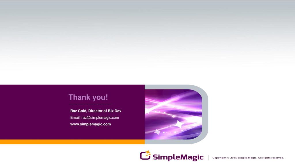 Simplemagic enhanced video advertising ppt download
