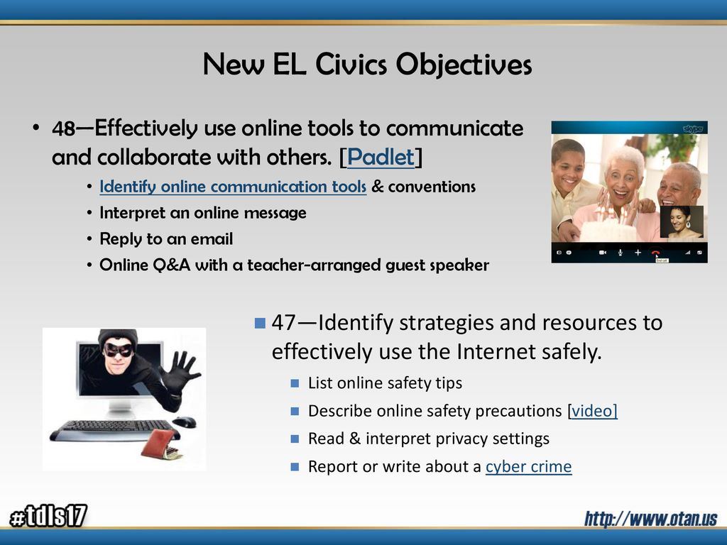 El civics online communication internet safety ppt download