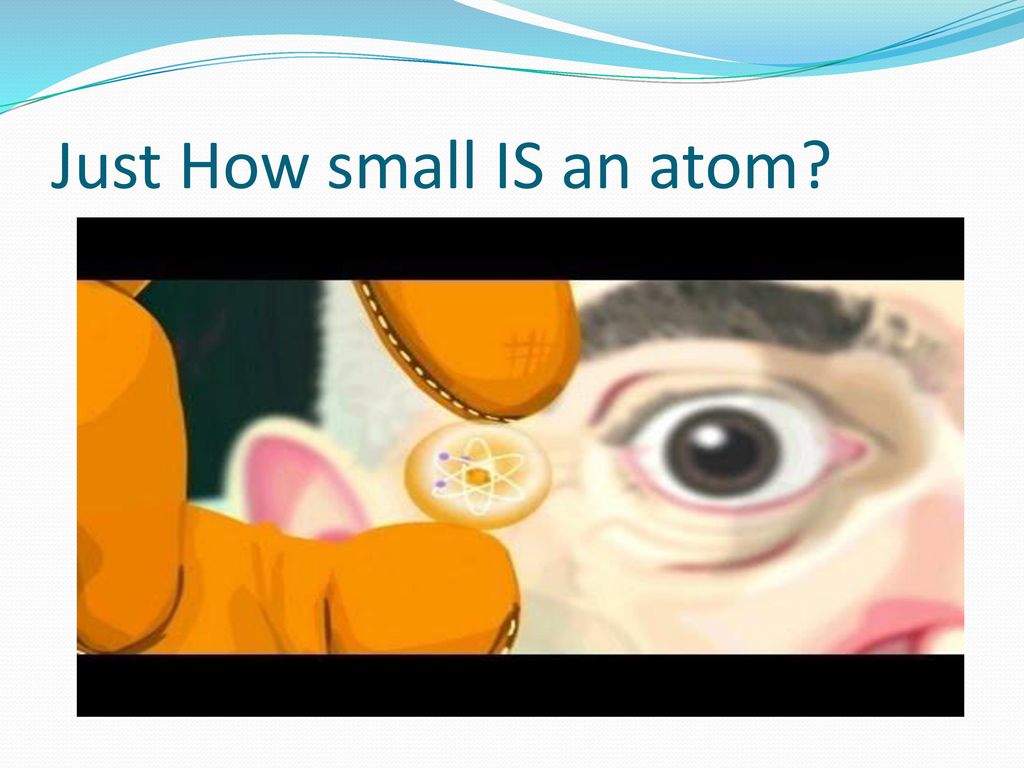 Just How small IS an atom