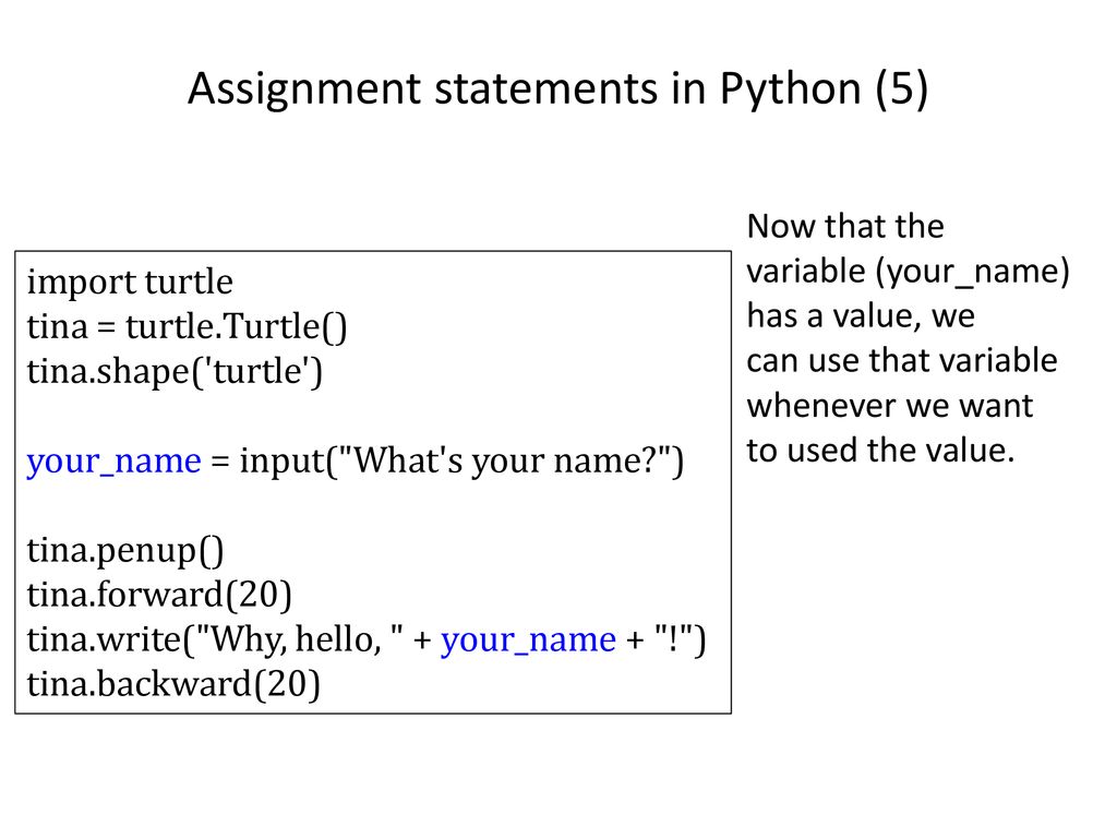 Introduction to Programming: Module #21 Python, Trinket, and Turtle
