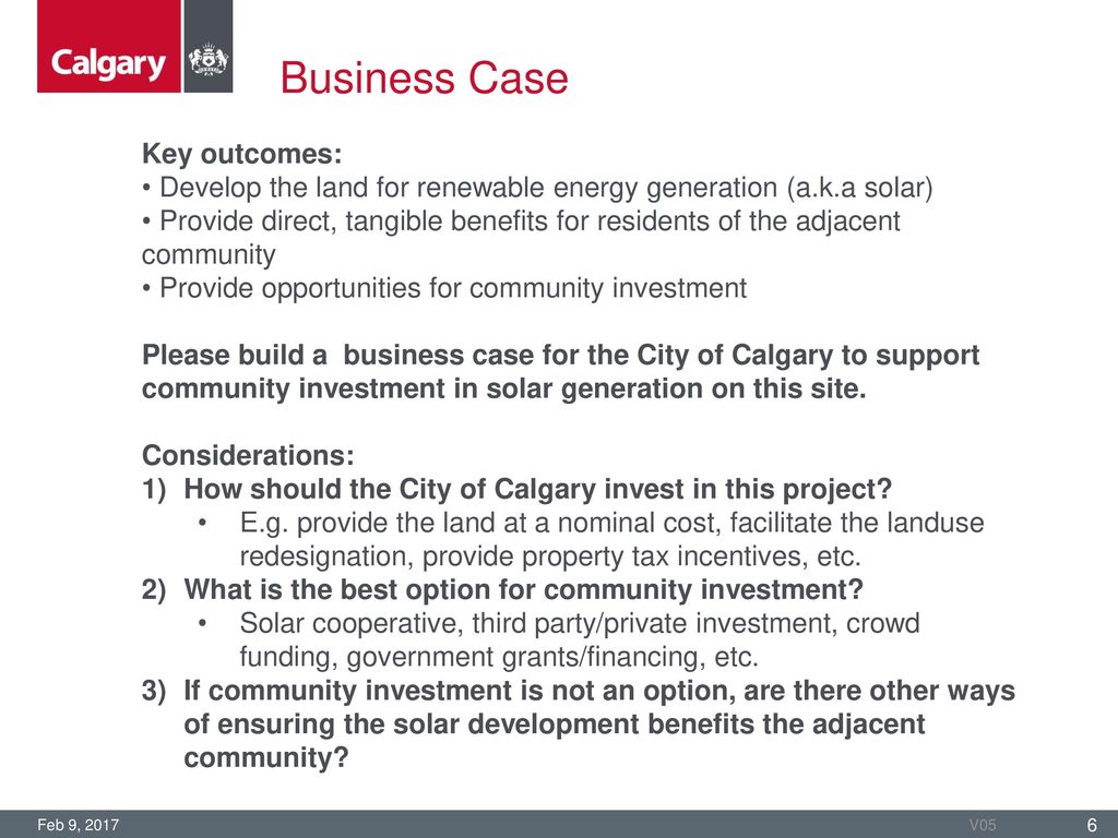 City Of Calgary Brightfield Case Study - Ppt Download