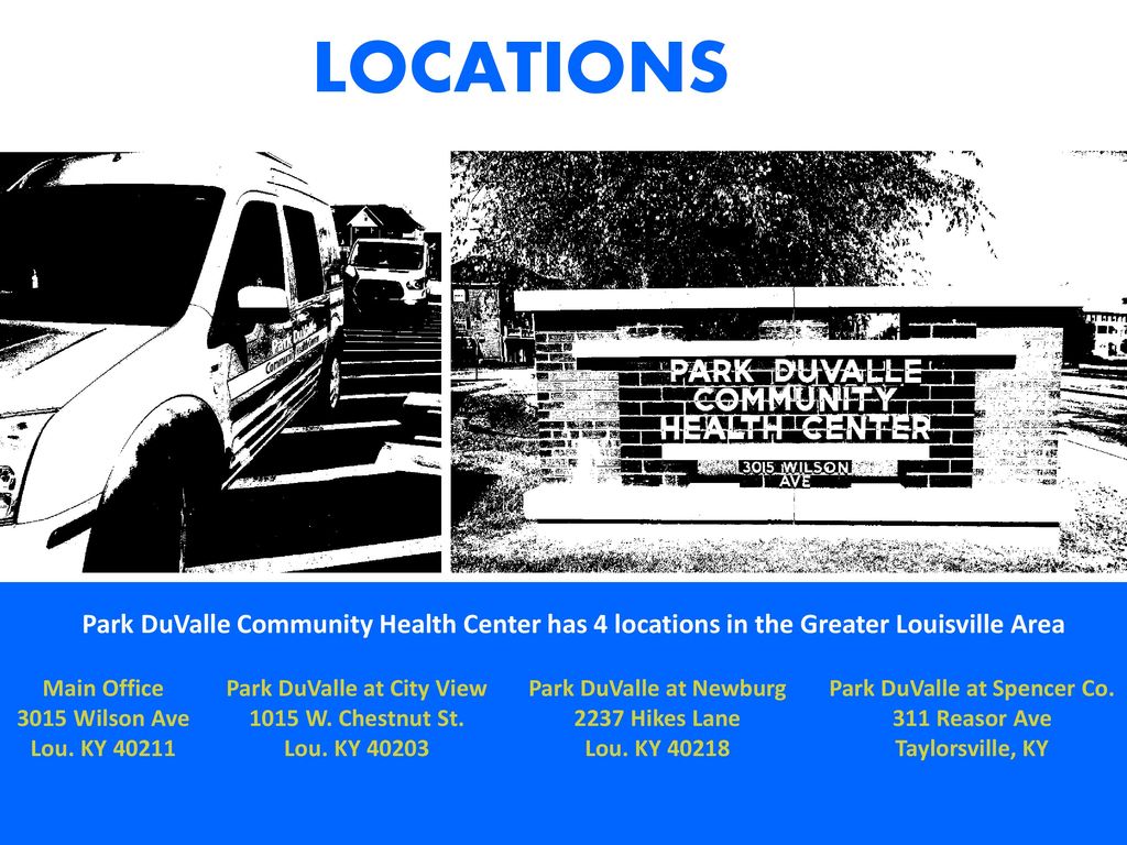 Park Duvalle Community Health Center Press Kit - Ppt Download