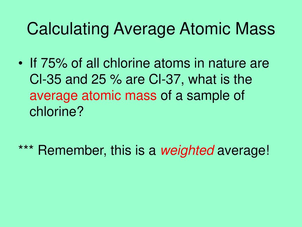 Average Atomic Mass Definition average-atomic-mass-definition