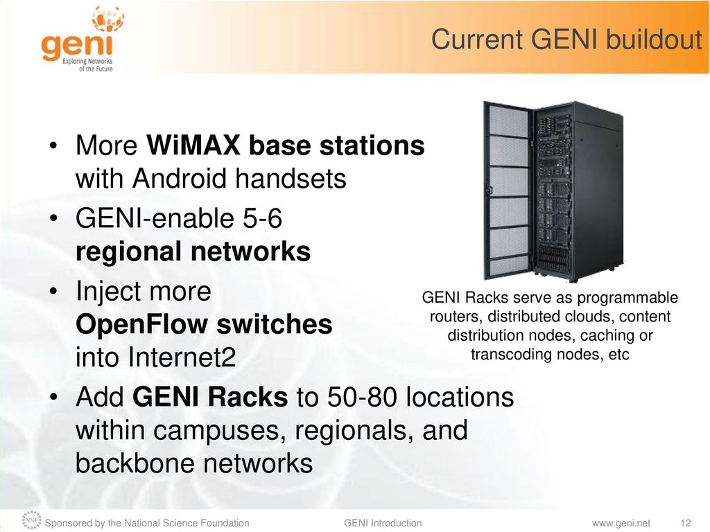 GENI Exploring Networks of the Future - ppt download